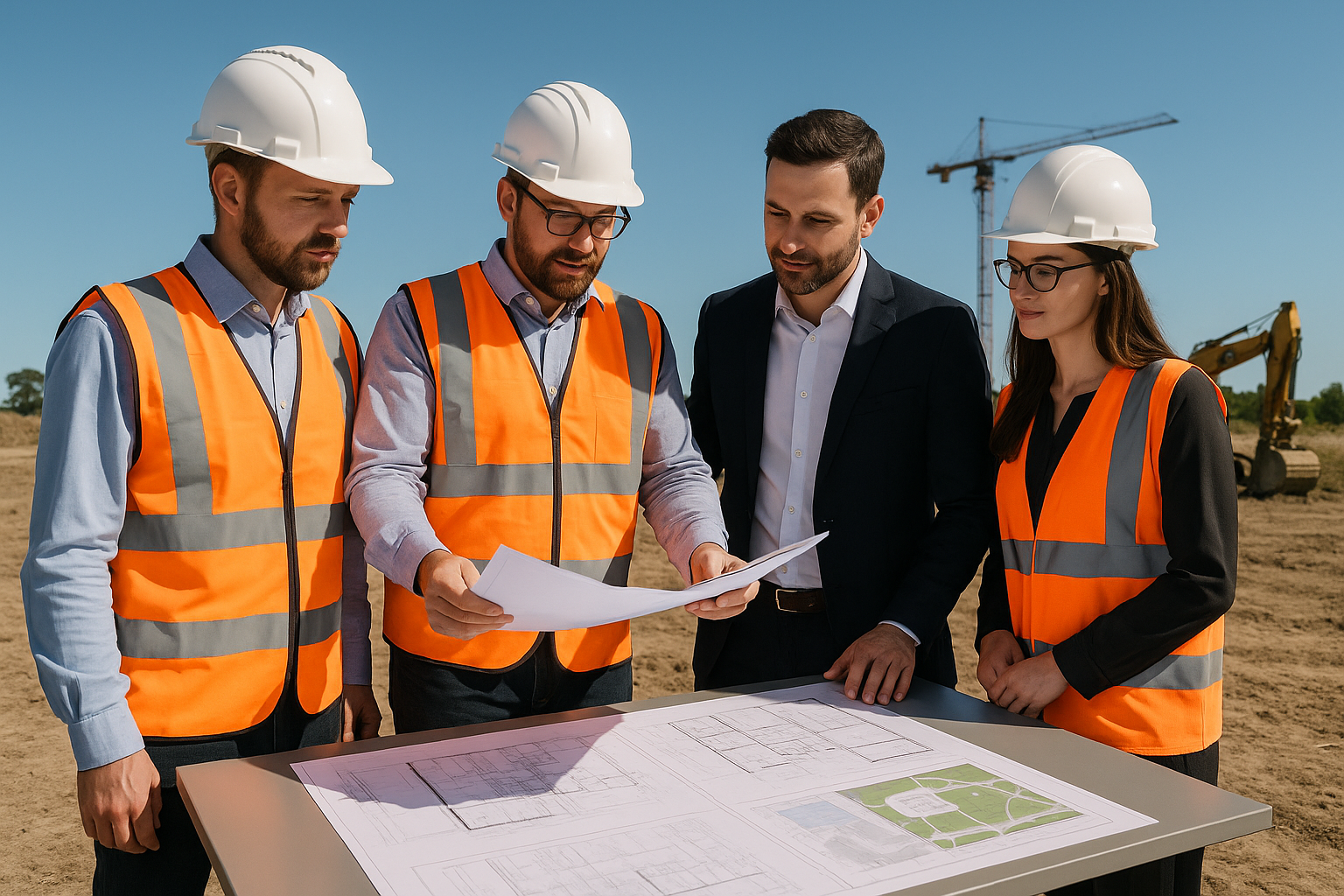 Building permits and documentation for construction projects