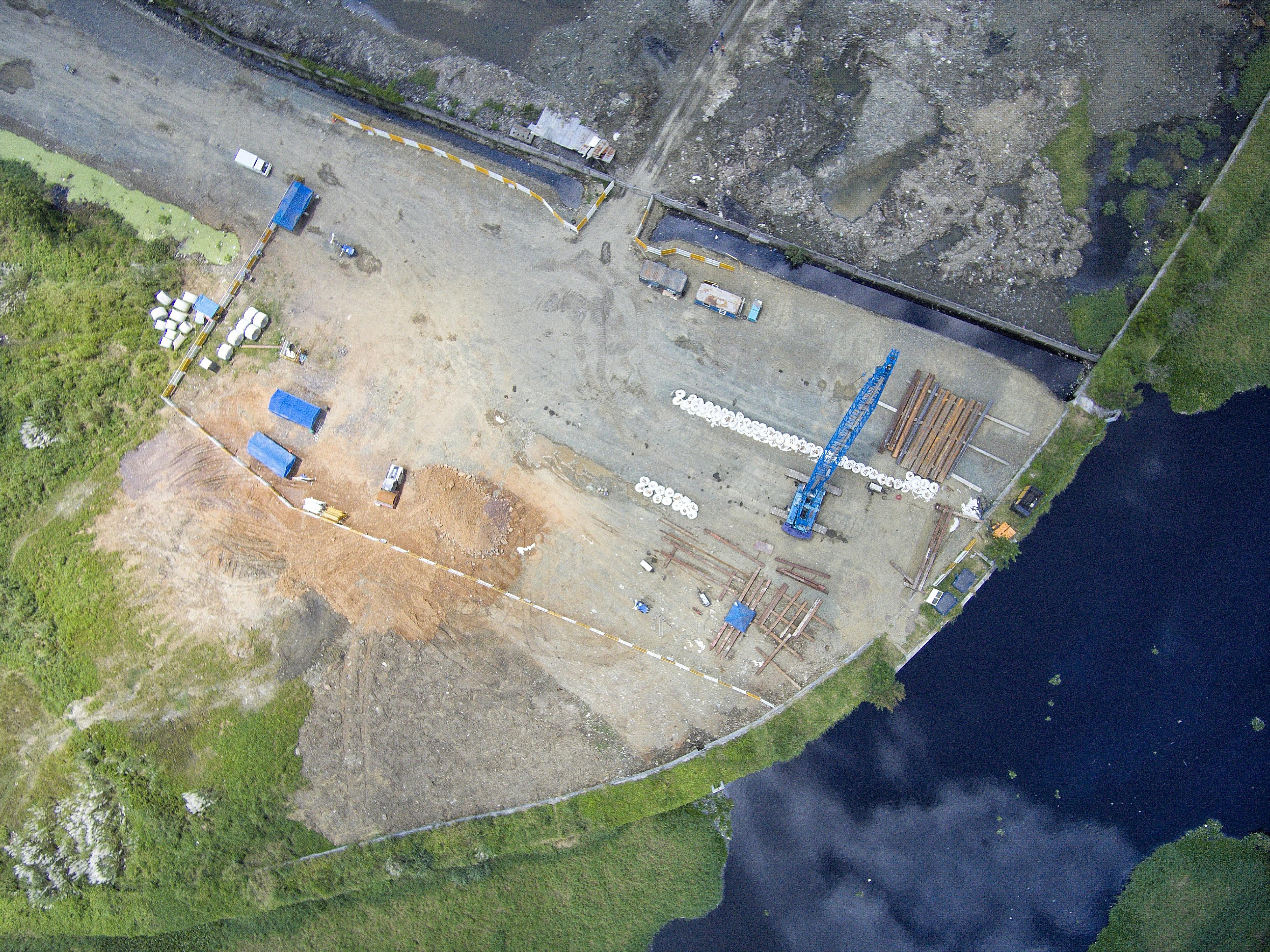 Engineering and land survey with advanced equipment